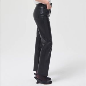 AGOLDE 90’s Pinch Waist Recycled Leather- in Detox